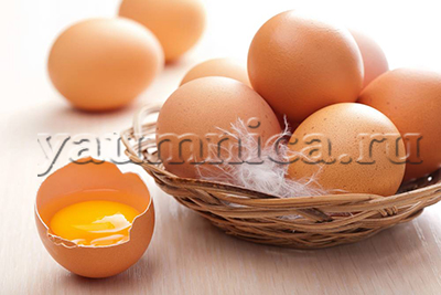Куриные яйца польза
