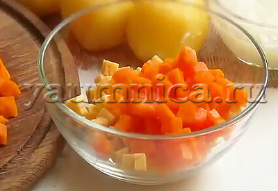 салат селедка под шубой с сыром рецепт