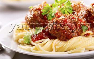 Спагетти с фрикадельками рецепт