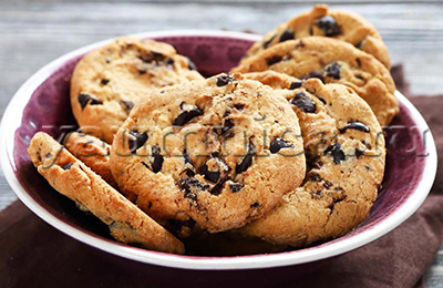 песочное печенье с шоколадом рецепт