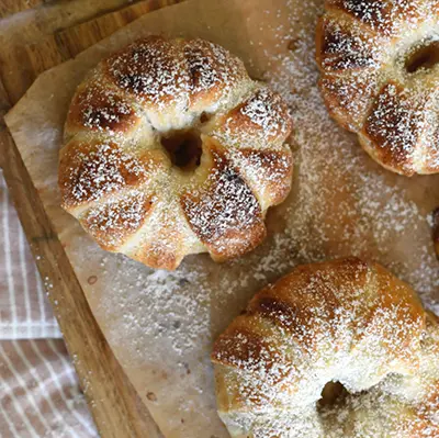 булочки с яблоками рецепт 