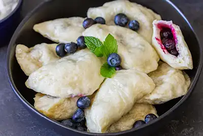 вареники с черникой рецепт