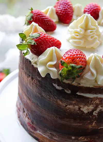 торт с клубникой рецепт 