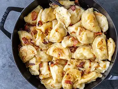 вареники с слуком рецепт 