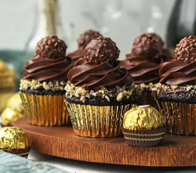 картинки кексы Ferrero Rocher кексы Ferrero Rocher рецепт