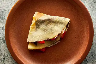 фото блинчики с клубникой блинчики с клубникой рецепт