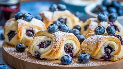 фото булочки с черникой булочки с черникой рецепт