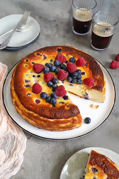 чизкейк с черникой рецепт 