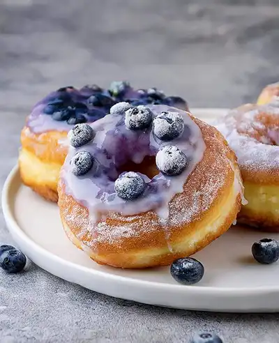 пончики с черникой рецепт 