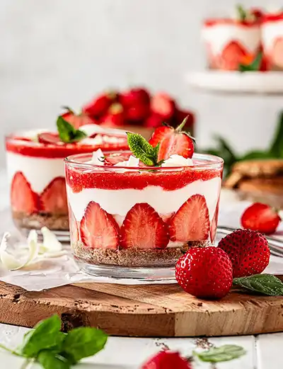 чизкейк с клубникой рецепт 