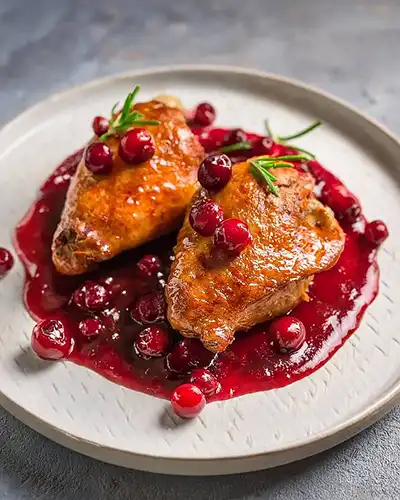 куриные бедрышки с клюквой рецепт 
