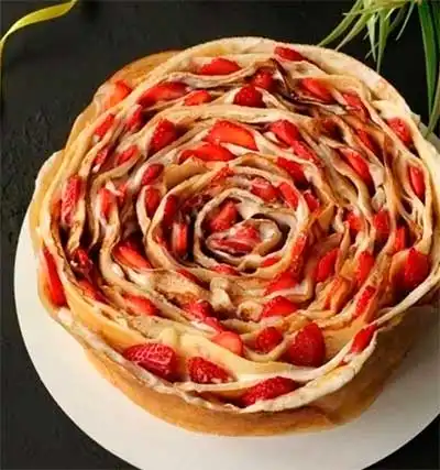 Блинный торт с клубникой - пошаговый рецепт с фото на taimyr-expo.ru