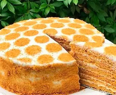 Торт «Медовик», рецепт без раскатки коржей