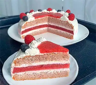клубничный торт рецепт 
