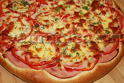 Домашняя пицца рецепт 