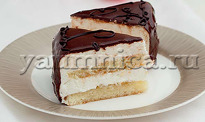 бисквитный торт с глазурью рецепт