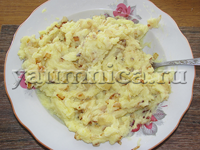 картофельное пюре с луком рецепт 