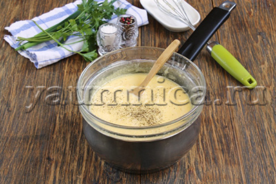 сырный соус к блинам рецепт