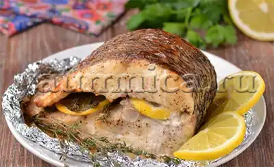 Запеченный в фольге лосось с лимоном и укропом | Идеальный Рецепт | Дзен