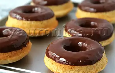 Пончики с шоколадной начинкой рецепт с фото, как приготовить на заточка63.рф