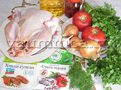 Как приготовить чахохбили из курицы по-грузински