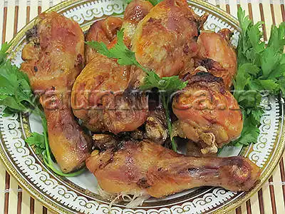 Куриные ножки с соусом терияки, пошаговый рецепт на ккал, фото, ингредиенты - Angellina