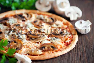 пицца с грибами рецепт