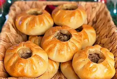 Эчпочмак-татарские пирожки мясом и картошкой