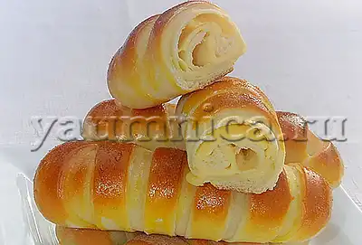 Дрожжевые булочки с сыром - простой и вкусный рецепт с пошаговыми фото