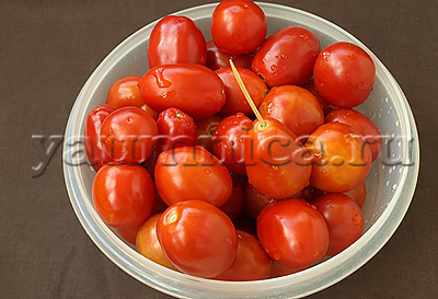 консервированные помидоры рецепт