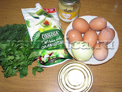 фаршированные яйца рецепт