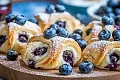 булочки с черникой рецепт