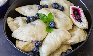 вареники с черникой рецепт